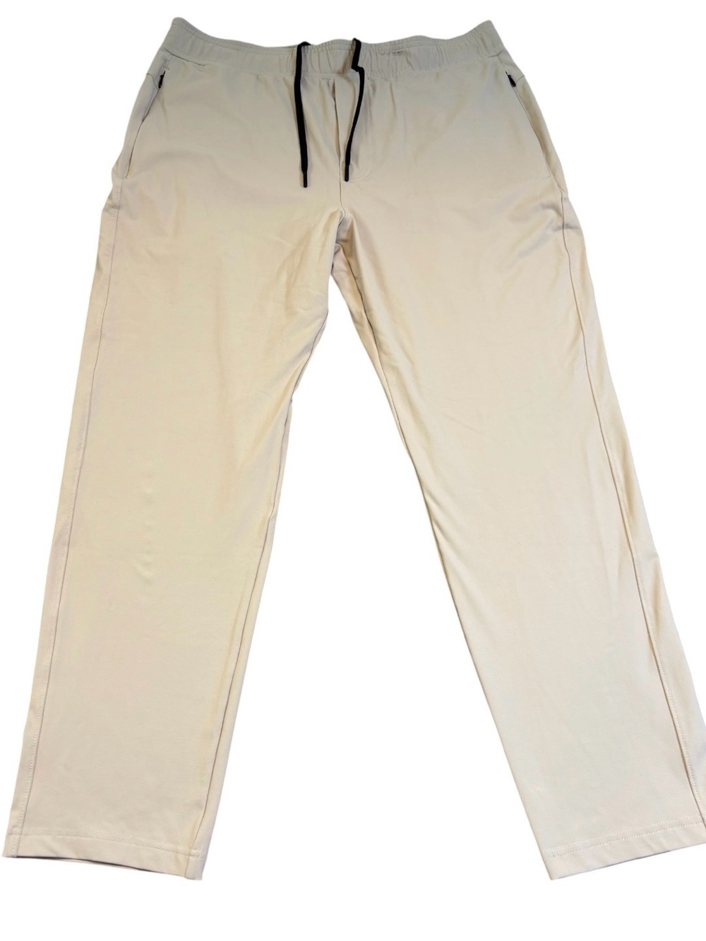 Public Rec Daymaker Pants Men’s 38 Khaki Beige Stretch Travel Golf EUC